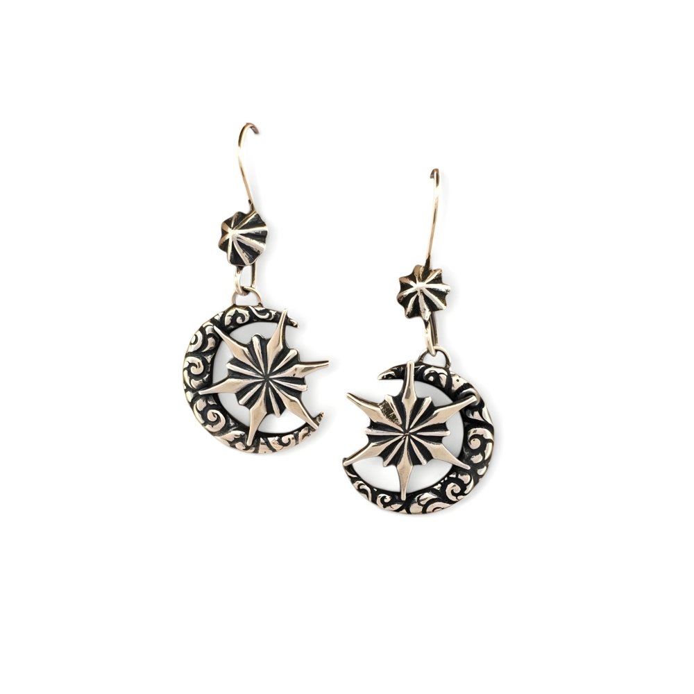 Celestial Silver Earrings - 