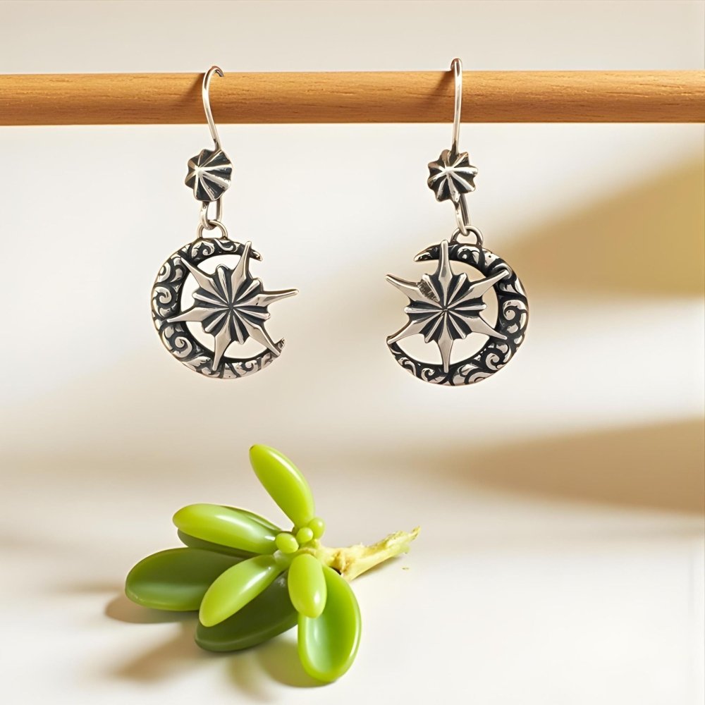 Celestial Silver Earrings - 
