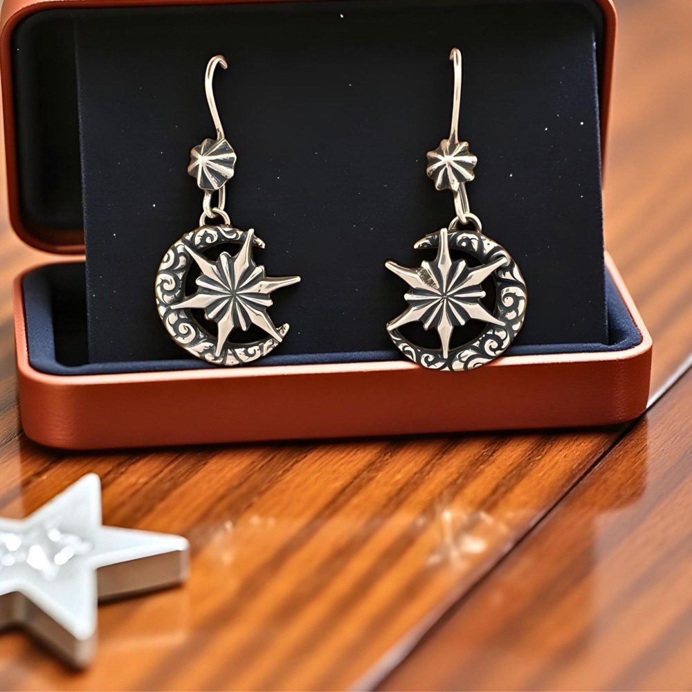 Celestial Silver Earrings - 