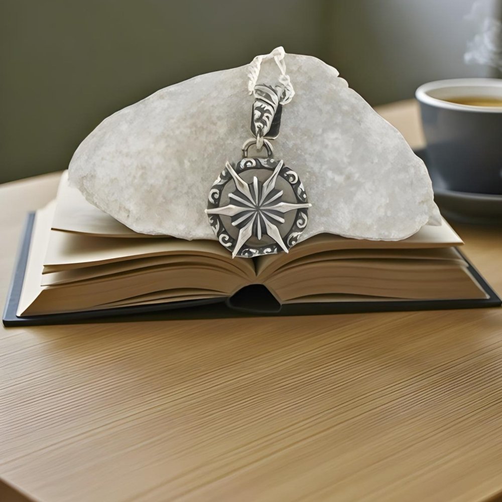 Celestial Silver Pendant Necklace - 