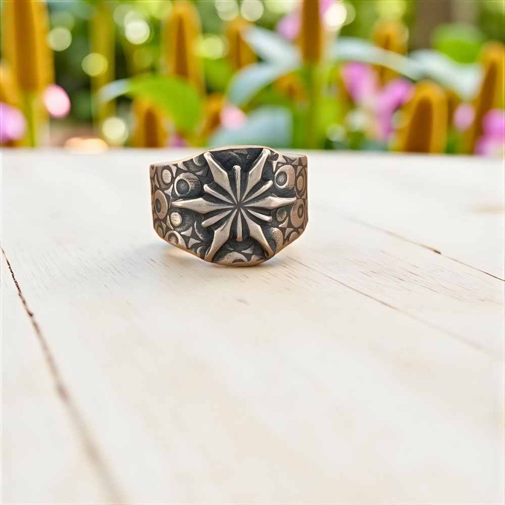Celestial Star Silver Ring - 