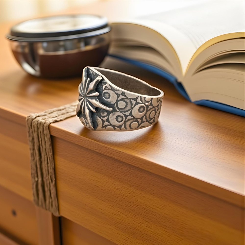 Celestial Star Silver Ring - 