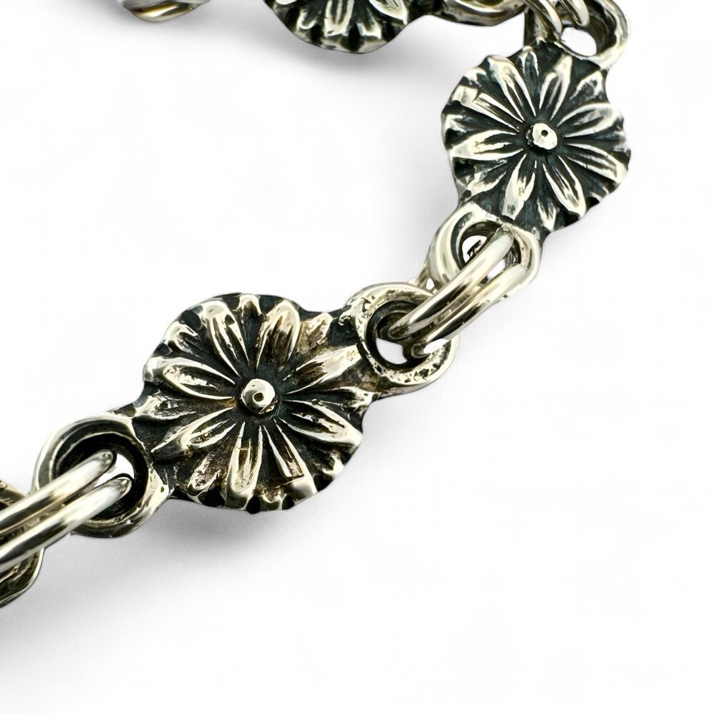 Daisy Chain Silver Bracelet - 