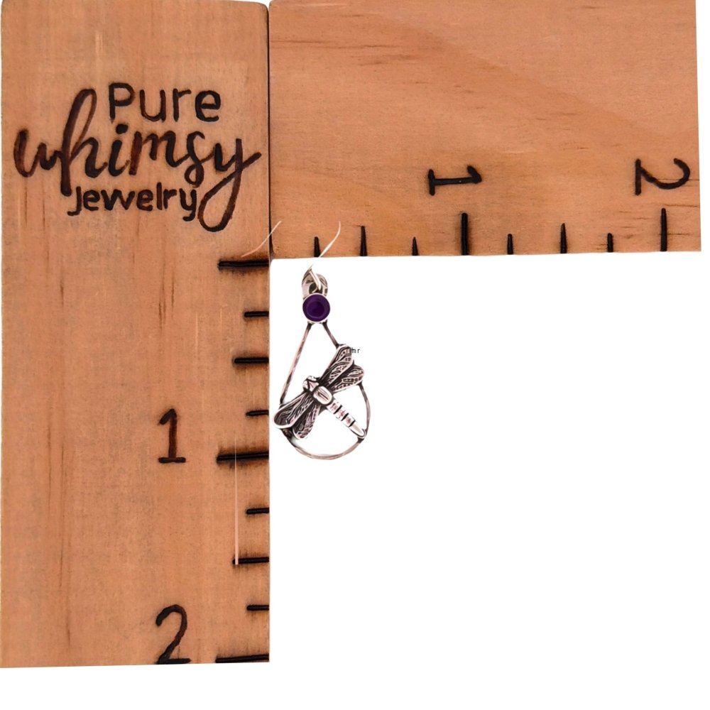 Dragonfly Meadow Silver Earrings -
