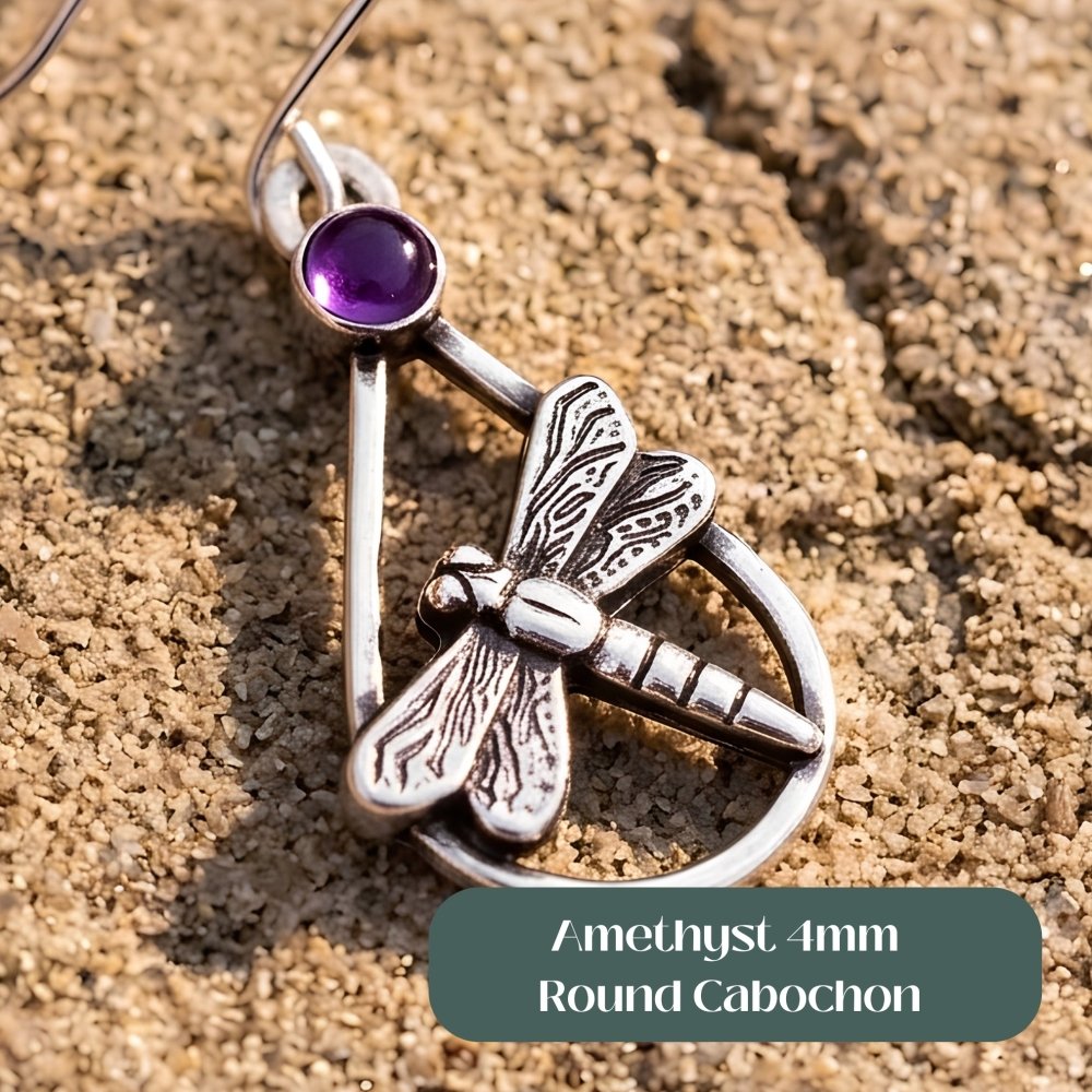 Dragonfly Meadow Silver Earrings -