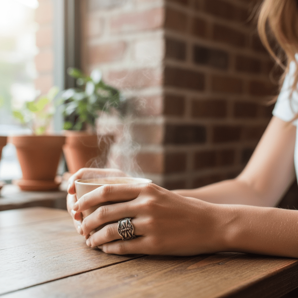 Dragonfly Spirit Silver Ring - 