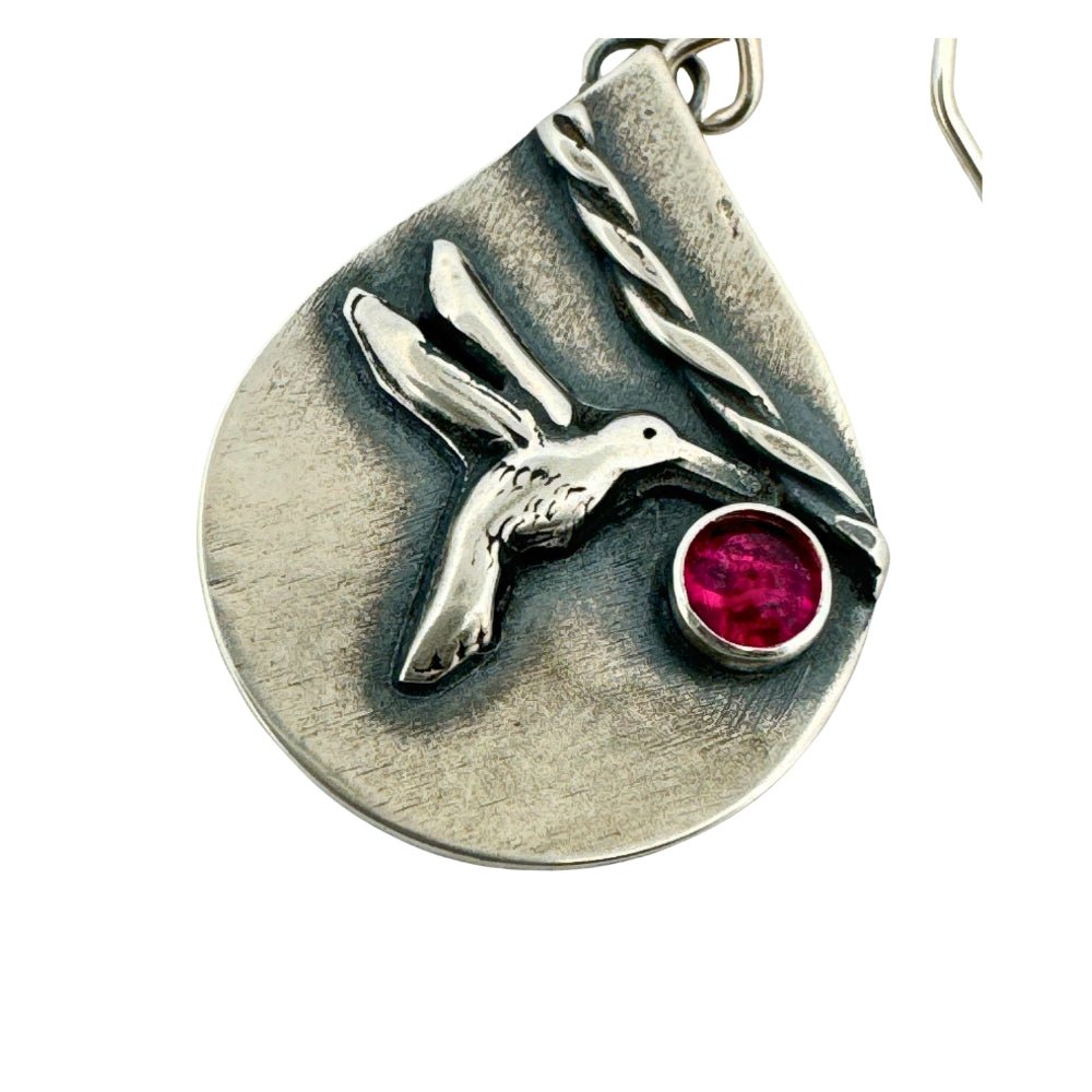 Hummingbird Silver Earrings -