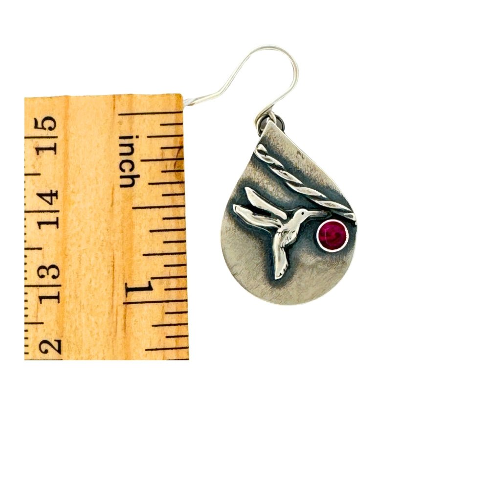 Hummingbird Silver Earrings -