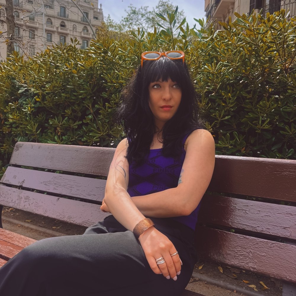 Leaf Copper Cuff Bracelet - 