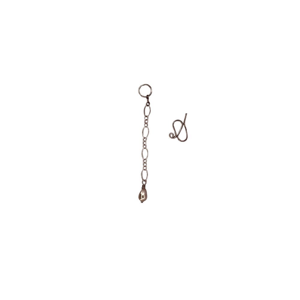 Silver chain extender - necklace De-tangler -