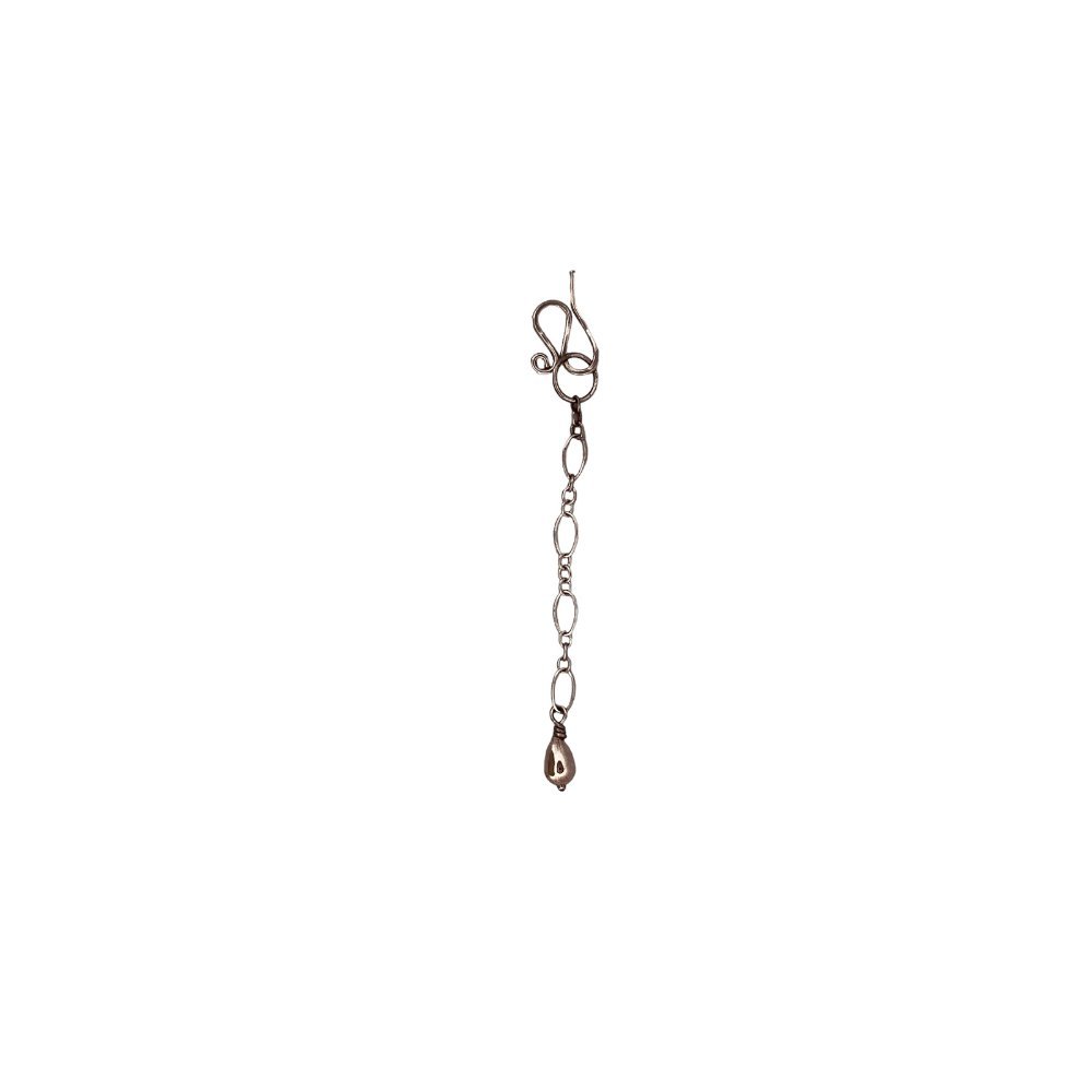 Silver chain extender - necklace De-tangler -