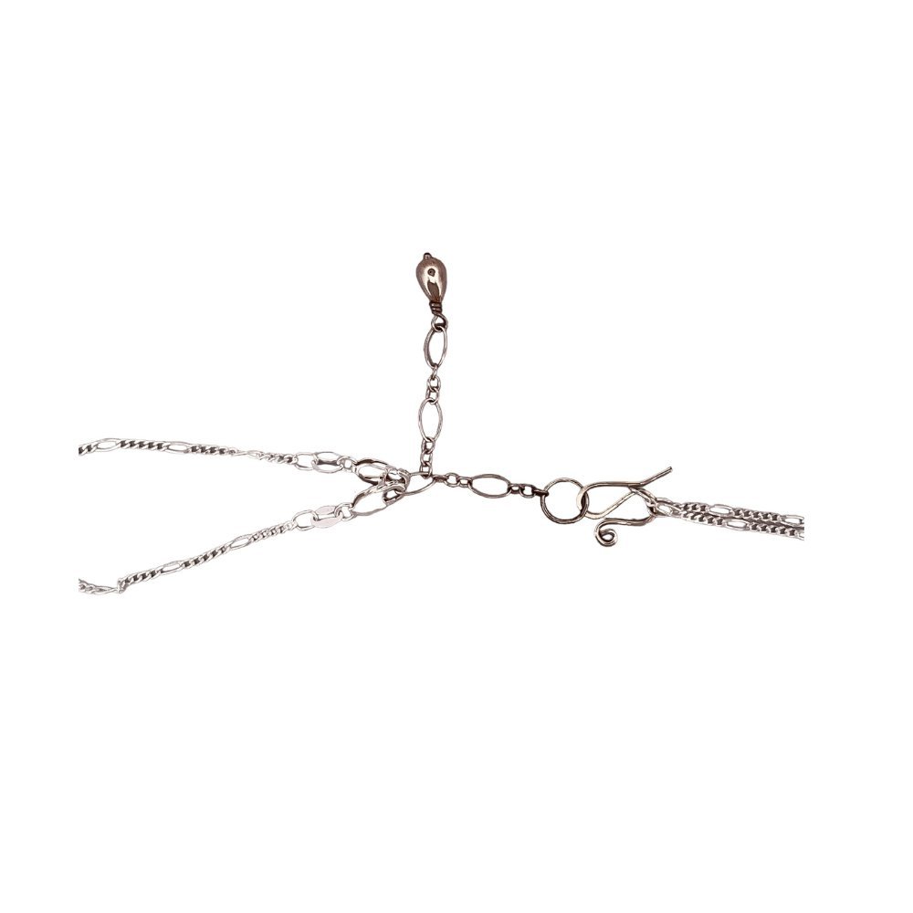 Silver chain extender - necklace De-tangler -