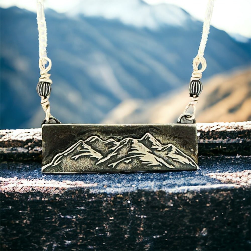 Topaz Mountain Silver Necklace -
